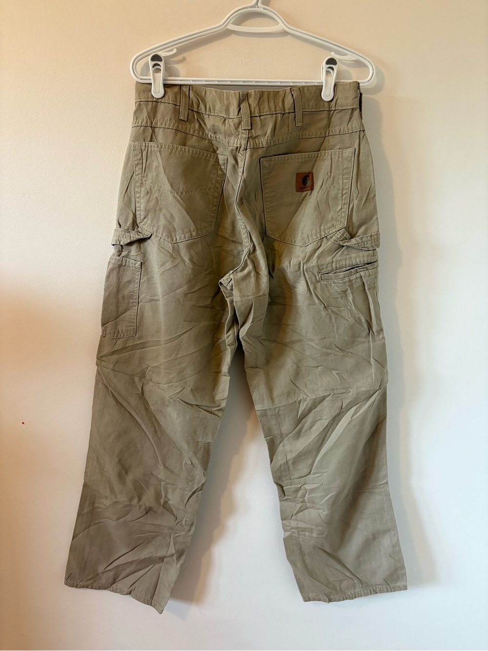 CARHARTT LOOSE FIT CANVAS CARPENTER PANT 33X32